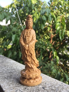 Tượng mẹ quan âm đứng 13cm