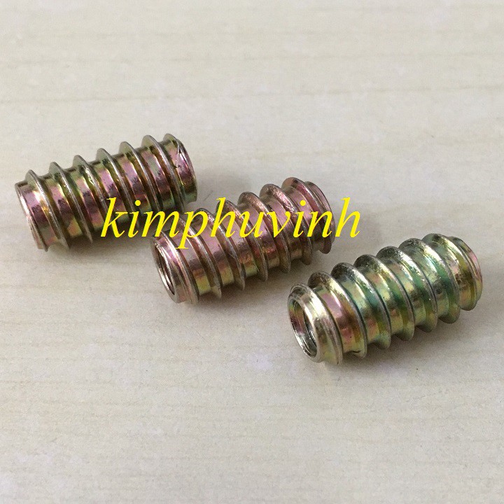 50 CON -  6x20mm ỐC CẤY GỖ - SÒ CẤY KHÔNG VÀNH - SÒ SẮT KHÔNG VÀNH