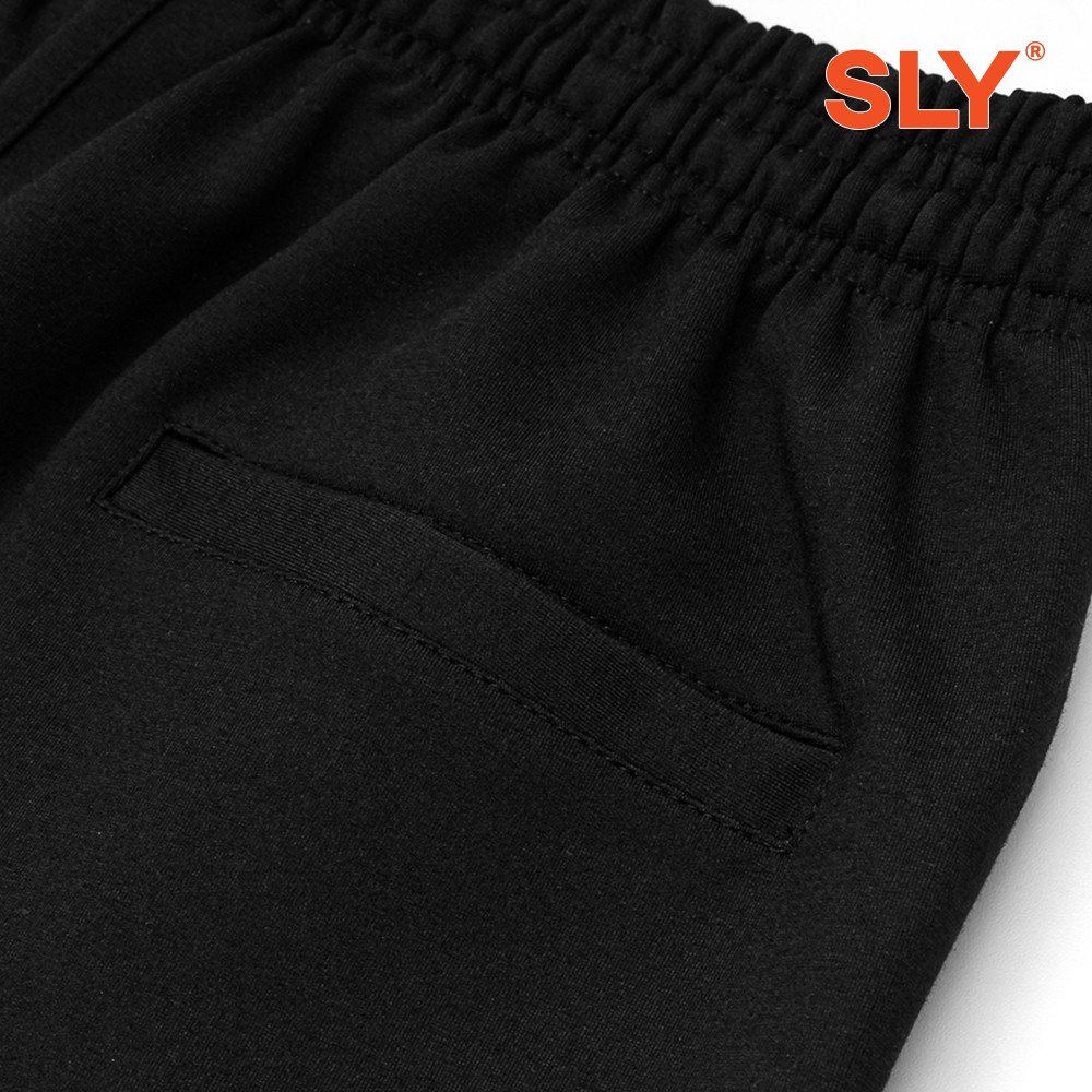 QUẦN VẢI PICIGEN SLY RUBBER LOGO ĐEN