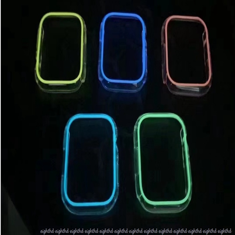 Dây Đeo Đồng Hồ Dạ Quang Kích Thước 41mm 45mm 44mm 42mm 40mm 38mm Cho apple watch series 9 8 7 6 se 5 4 3 2 1