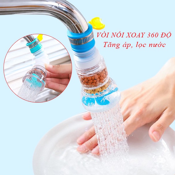 Vòi Lọc Nước, Vòi Sen Lọc Nước Có Cánh Quạt Hỗ Trợ Tăng Áp Lực Nước Dễ Dàng Lắp Đặt Baby Shopping