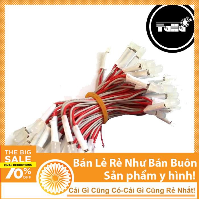 Led Liền Dây Phi 5 Đỏ 1 Cuộn 100 Led 200g