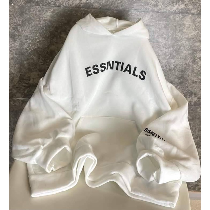 Áo nỉ mũ hoodie ESSENTIALS chất nỉ ngoại bao đẹp Phom to đại unisex ,hàng treo shop ok | BigBuy360 - bigbuy360.vn