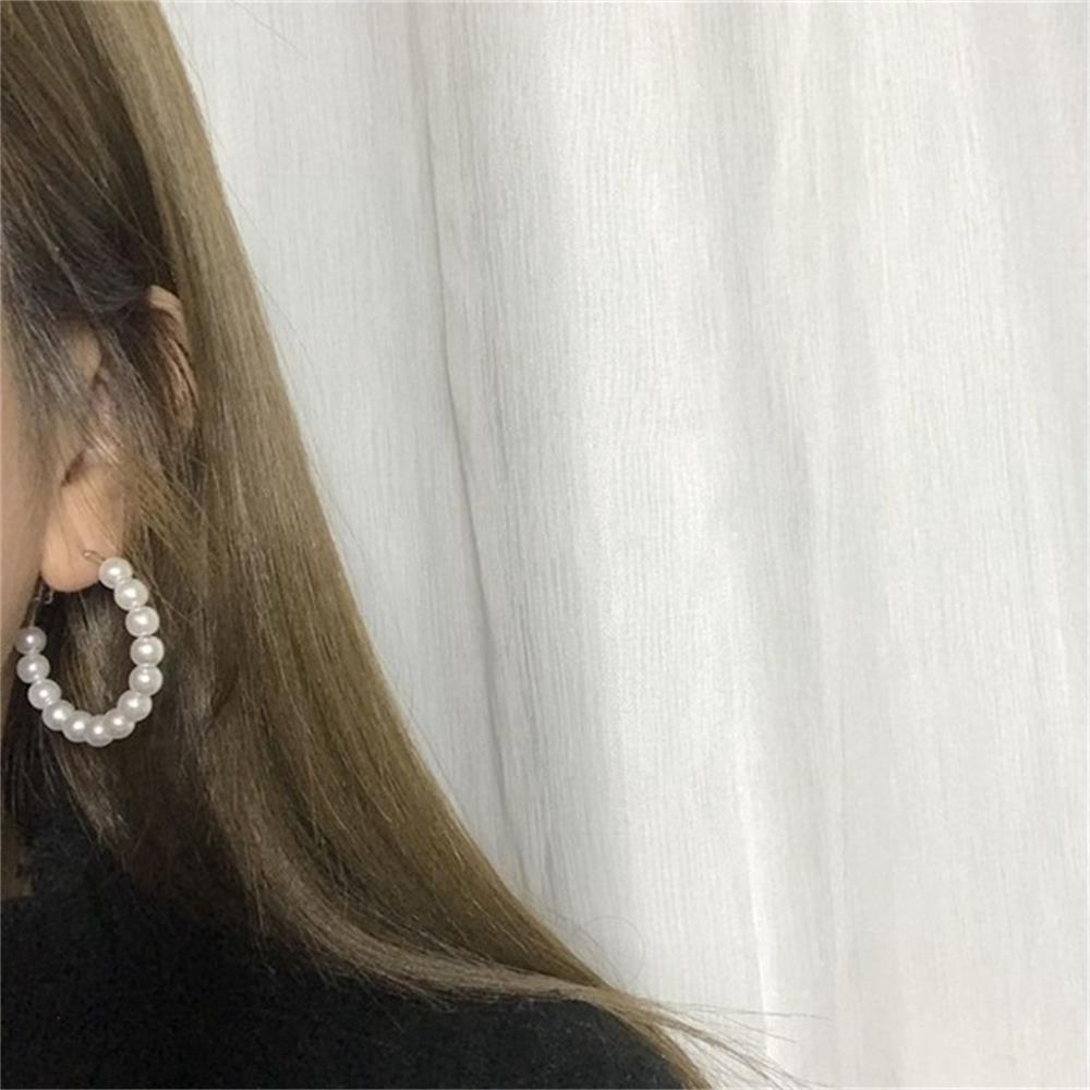 Đôi khuyên tai vòng phối hạt thời trang cho nữ