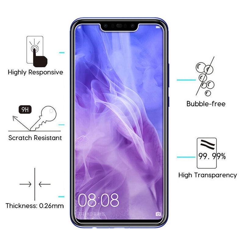 Kính cường lực bảo vệ màn hình cho Huawei Y6P 2020 Y6S Y6 P20 P30 Mate 20 Lite Pro Nova 3i 2i 6SE 5T 7iY7P 7i Y5