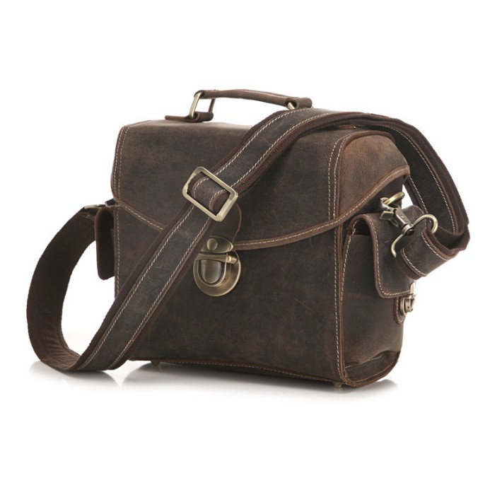 Túi Đeo Chéo Da Bò Máy ảnh Luxuryleather 2L-DC107