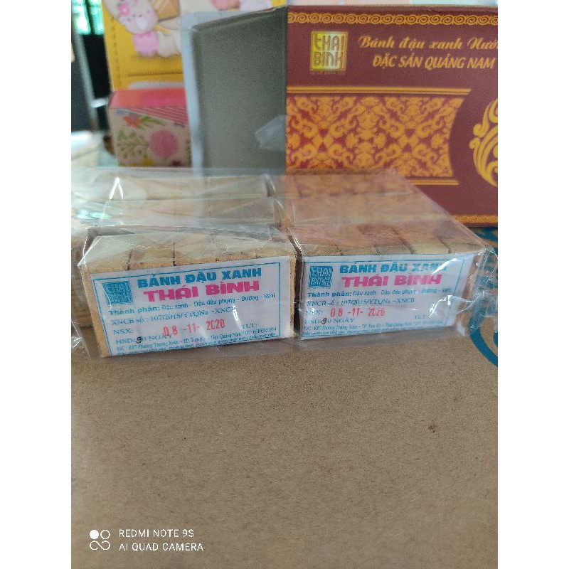 (QUÀ TẾT)Bánh đậu xanh nướng Thái Bình 300g có nhân | BigBuy360 - bigbuy360.vn