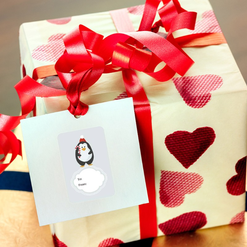 Set 250 Nhãn Dán Trang Trí Phong Cách Giáng Sinh Đáng Yêu