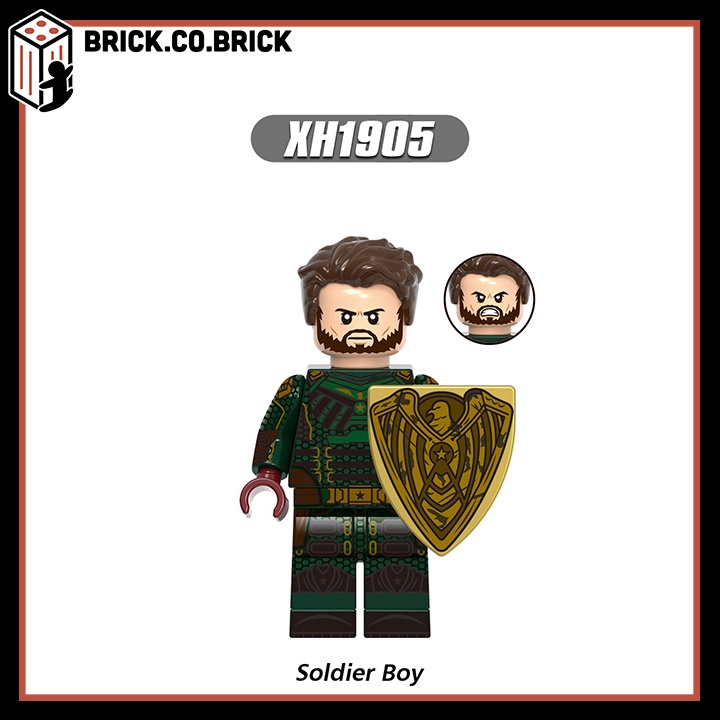 The Boys Lắp ráp Minifigure Siêu Anh Hùng Phá Hoại Mô hình Super Hero DC Homelander Starlight Soldier Boy X0337