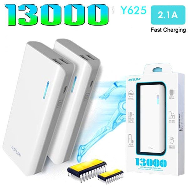 [ GIÁ HỦY DIỆT ] Tích điện chính hãng hiệu ARUN 13000 mAh