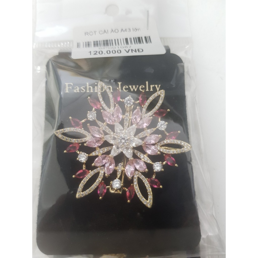 Cài áo nhiều loại lớn nhiều màu sang trọng