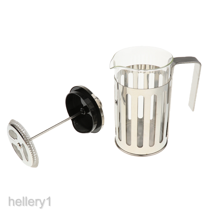 [HELLERY1] 1 piece French Coffee Press Borosilicate Glass, and Stainless Steel Coffee Press , Expresso Coffee Maker