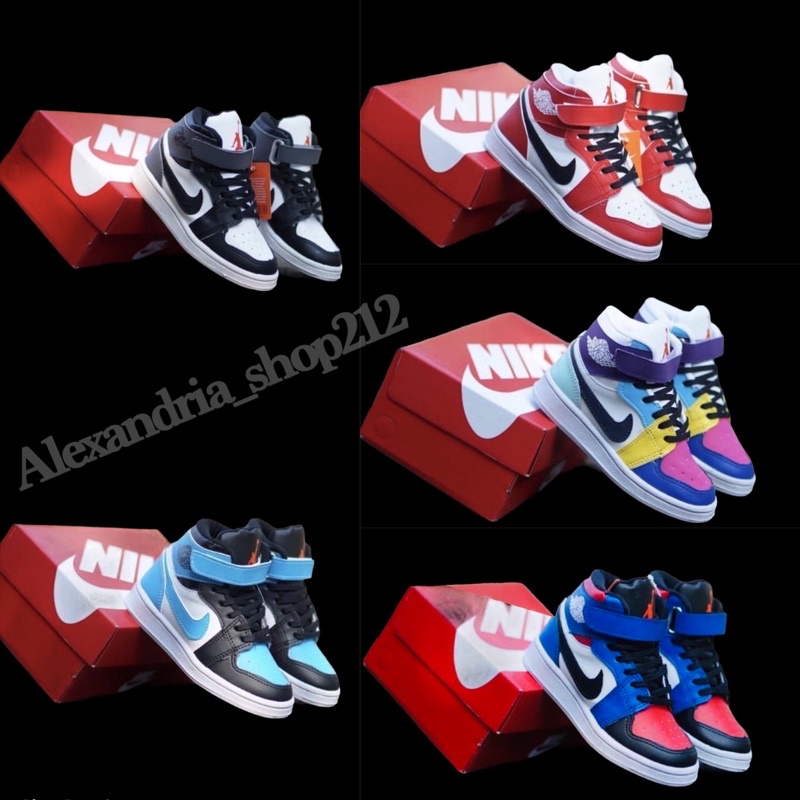 Giày Thể Thao nike air jordan 1 size 21-35 Chất Lượng Dành Cho Bé