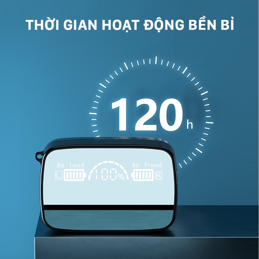 Tai Nghe Không Dây Bluetooth 5.1 M9 LED TWS Điều Khiển Cảm Ứng Chống Nước Chất Âm Thanh Hifi 9D Chống Ồn Chất Lượng Cao