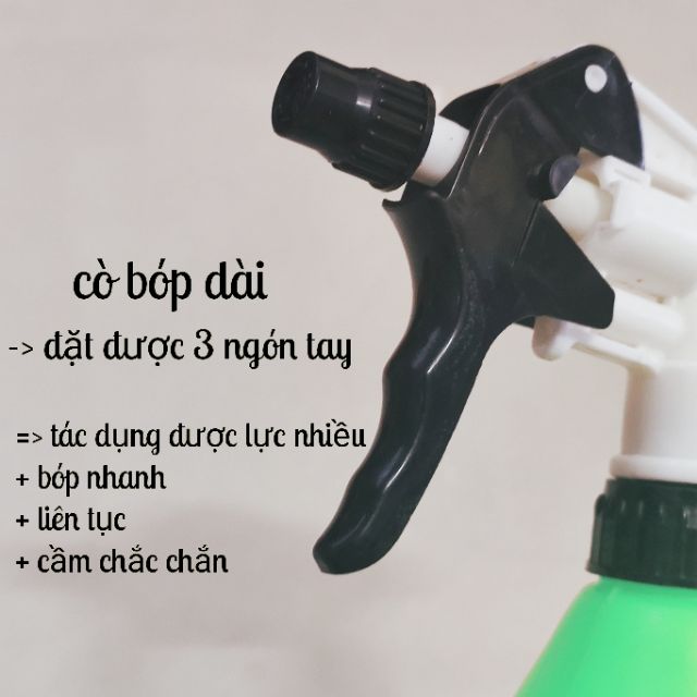 Bình xịt nước cầm tay dung tích lớn 1.25L dùng tưới cây, phun hoá chất