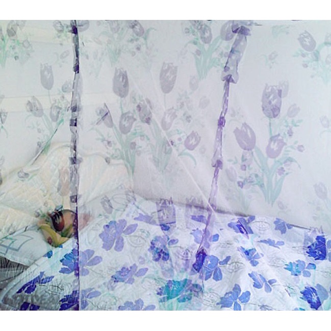 Mùng Ngủ Tuyn Bông Đẹp Chống Muỗi Xuất Khẩu 3M,4M,2M5,1M6,1M8