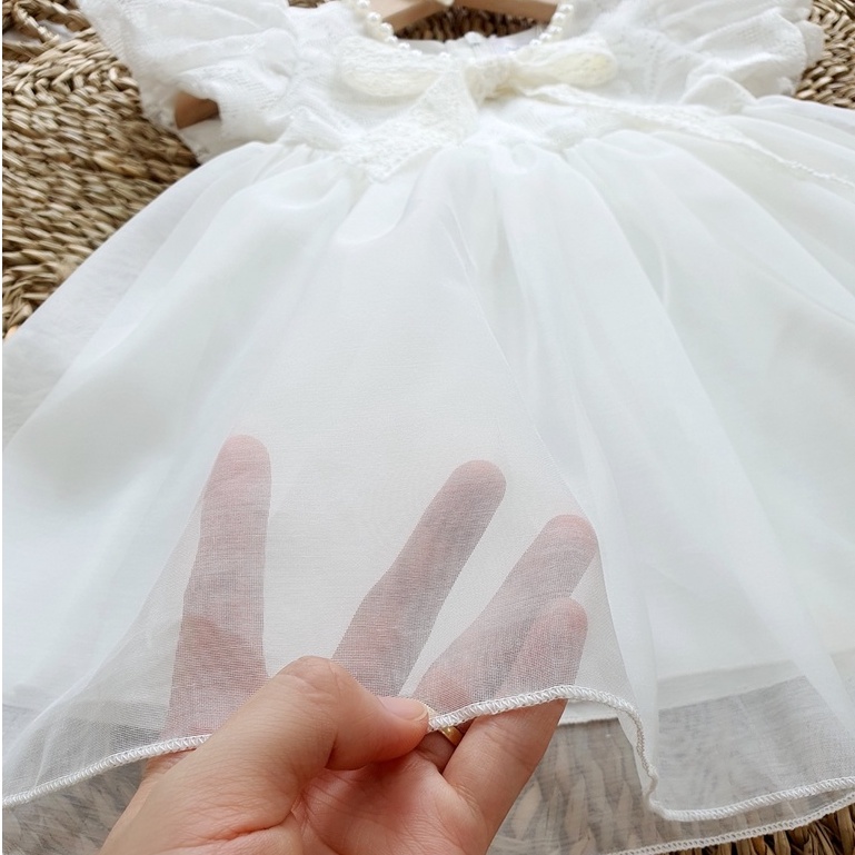 Váy công chúa cho bé gái RIOKIDS, quần áo cho bé đi chơi, đi tiệc, sinh nhật, thôi nôi đầy tháng TT17