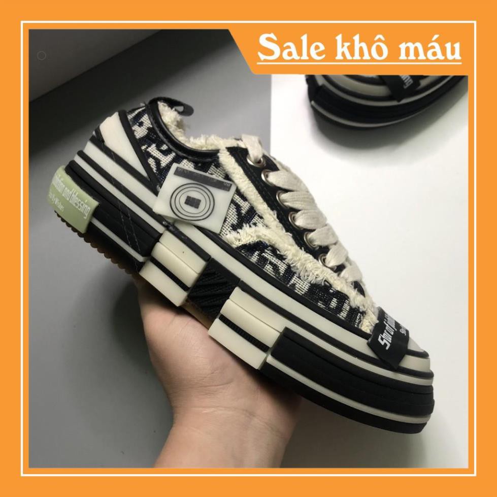 Giày Xvessel Dio, Giày Sneaker Cv Rách Dio Hot Trend Cá Tính [Tinoshoes97] Tăng Chiều Cao 4 Cm | XVELDO002 | BigBuy360 - bigbuy360.vn