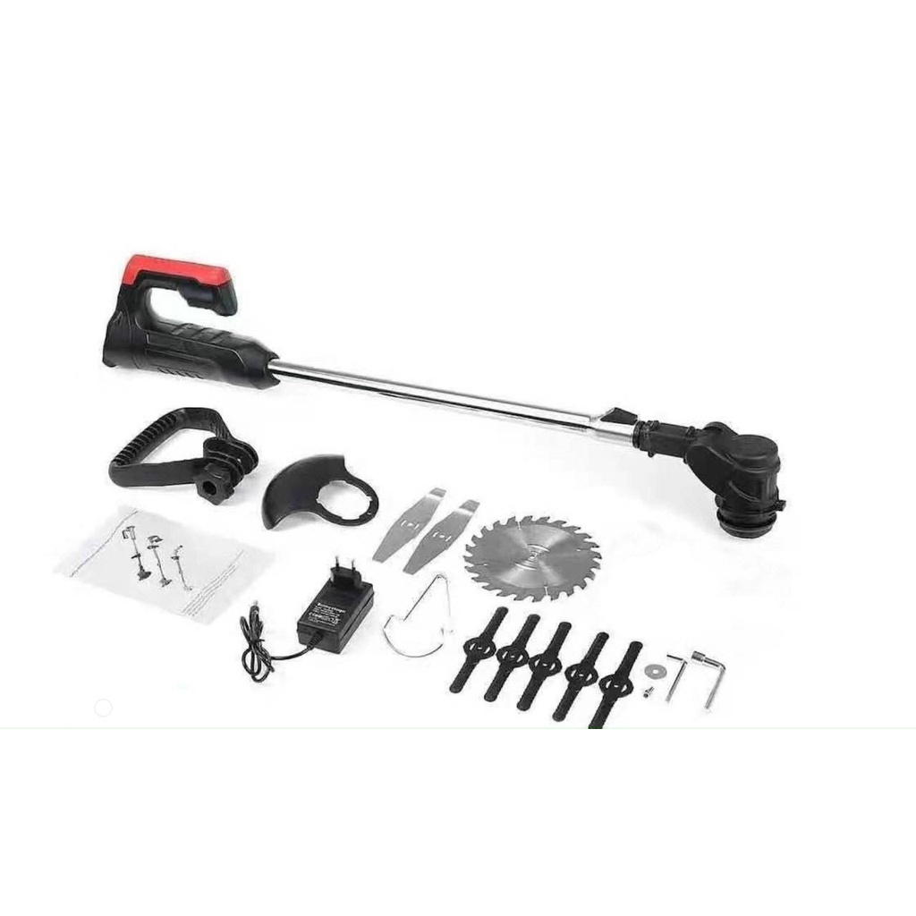 Máy cắt cỏ dùng pin cầm tay Hitachi 199v bộ 1 pin máy phát cỏ tặng bộ dụng cụ làm vườn