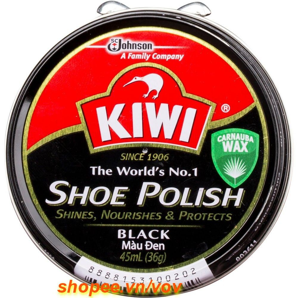 Xi Đánh Giày Màu Đen 45ml Kiwi Paste Sp Black Chính Hãng.