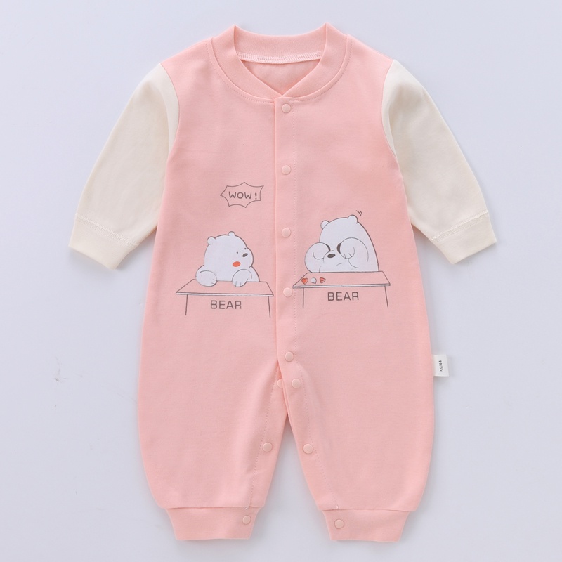 Body liền thân, bodysuit dài tay cotton cho bé trai và bé gái sơ sinh từ 3-14kg, hàng đẹp xuất nhật