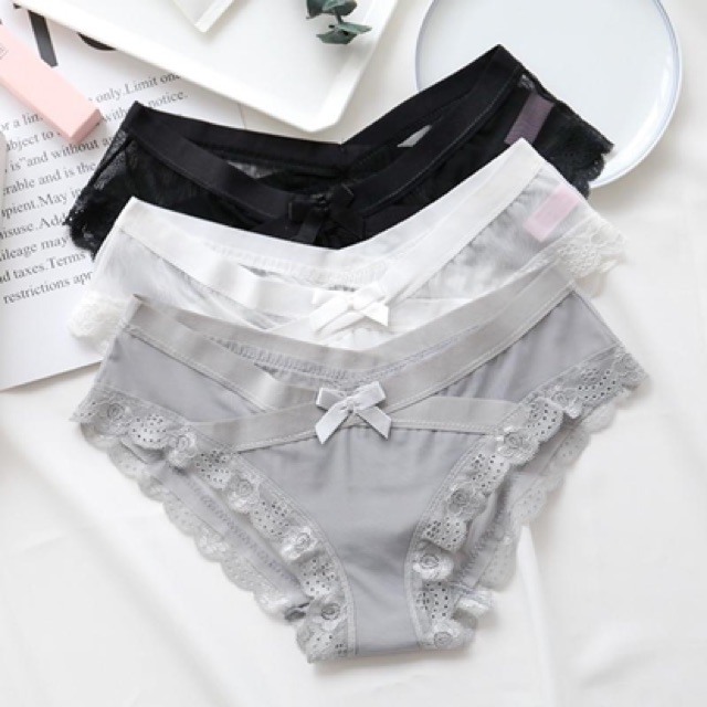 Quần Lót Ren Nữ Cạp Chéo mềm mại sexy quyến rũ gợi cảm mã 5779
