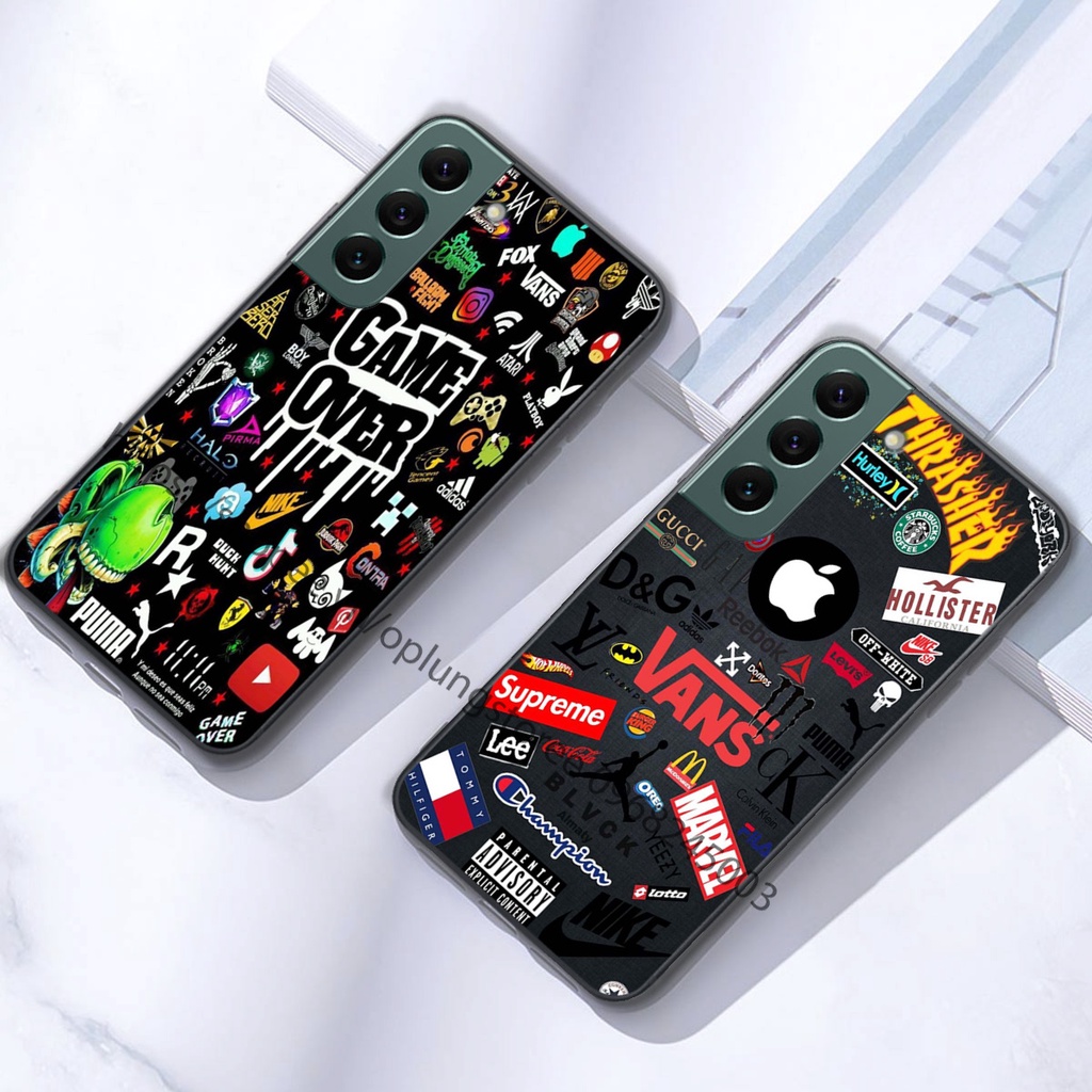 Ốp lưng Samsung S22 / S22 Plus / S22 Ultra / S22+ in hình thương hiệu thời trang đa sắc cá tính.