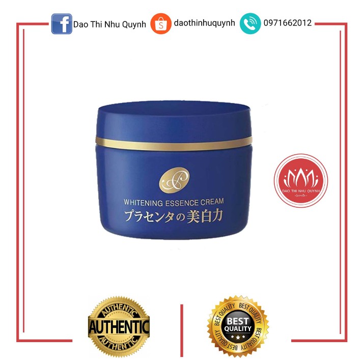 Kem dưỡng trắng da chống lão hoá Meishoku Placenta Whitening Essence Cream (55g)