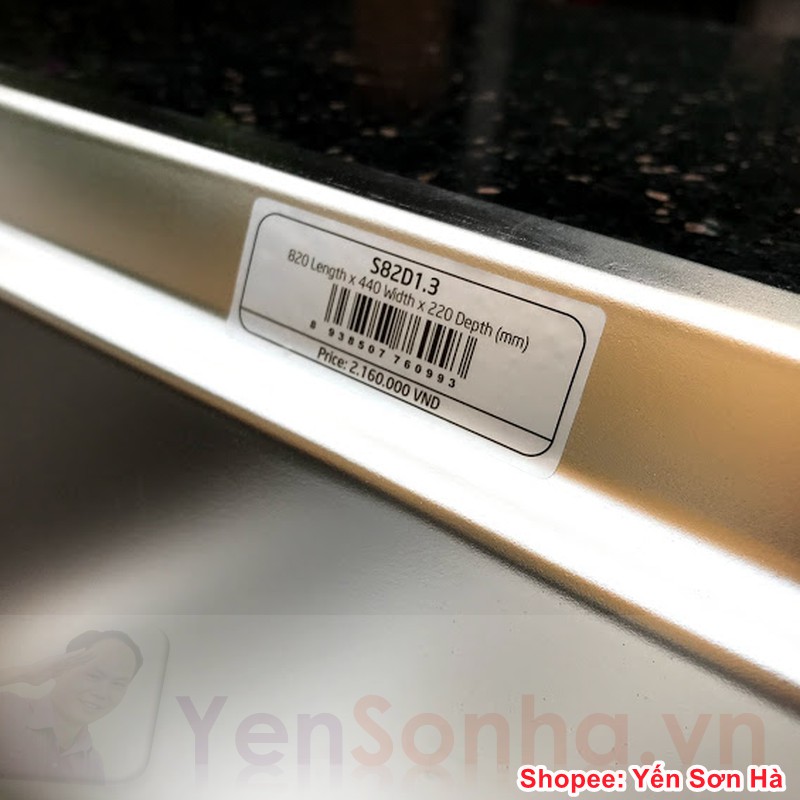 Chậu rửa chén bát bát Sơn Hà S82 inox 304 chính hãng