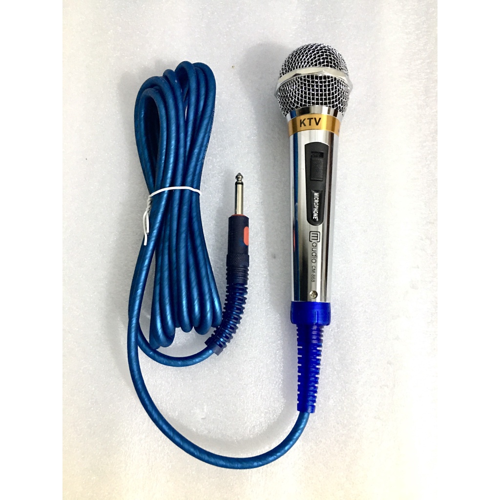 Micro SHUNI SN 688 Hút Giọng,Hát Nhẹ,Giọng Mềm,Chống Rú Tốt.Dây Dài Chống Xoắn Đứt.Thép Ko Gỉ
