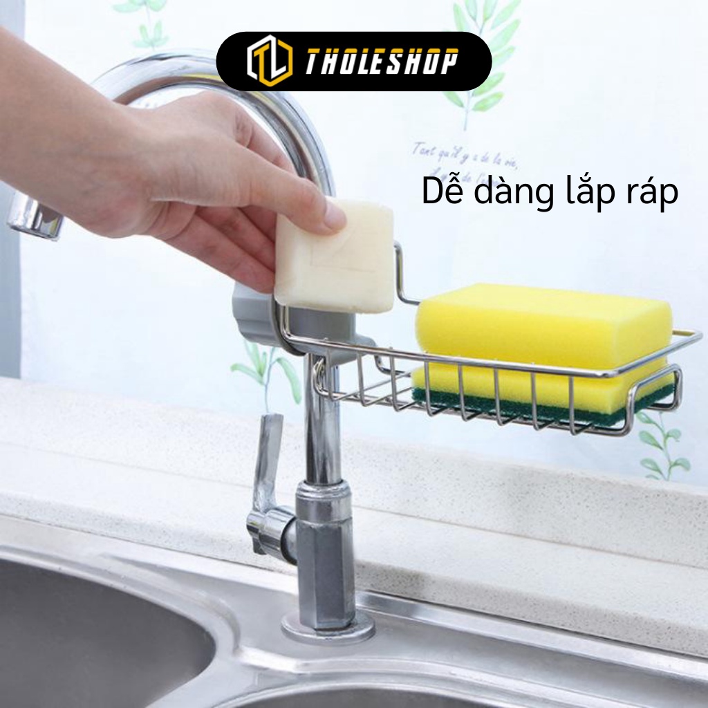 Khay Inox - Khay Đựng Miếng Rửa Chén, Xà Phòng Tiện Dụng, Tiết Kiệm Không Gian 7517