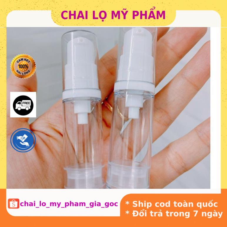 Chai Chiết Mĩ Phẩm ❤ GIÁ TỐT NHẤT ❤ Chai nhựa xịt giọt hút chân không 5ml,10ml,15ml chiết mỹ phẩm ., bộ chiết mỹ phẩm