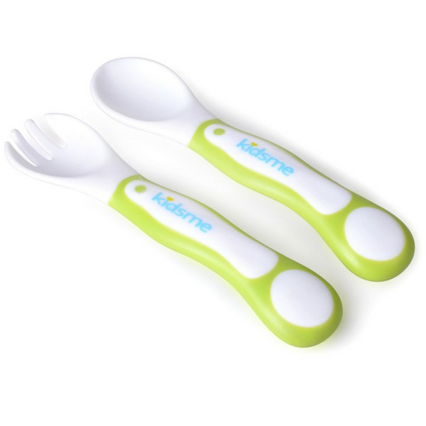 Bộ muỗng nĩa báo nhiệt tập ăn Kidsme 9831