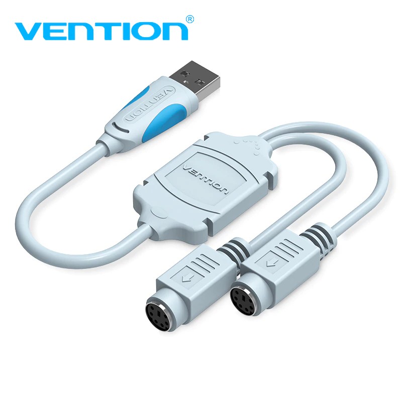 Cáp chuyển đổi Vention Đầu Cắm USB sang PS2 cho chuột bàn phím