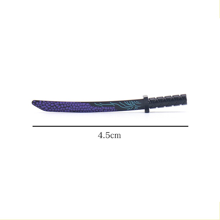 Một Phụ Kiện Vũ Khí Katana In Họa Tiết Rồng Siêu Đẹp NO.836 - Phụ Kiện MOC