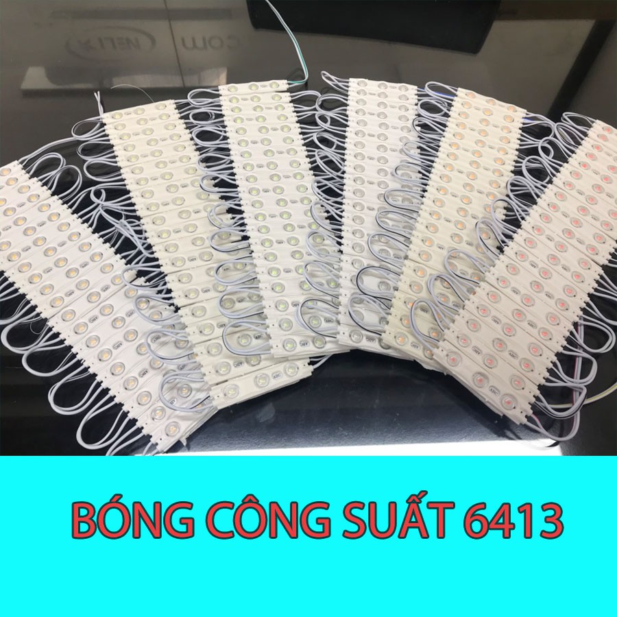 20 thanh led hắt 3 bóng công suất cao kích thước 6113 làm biển quảng cáo,hắt chân chữ,trang trí nội thất.