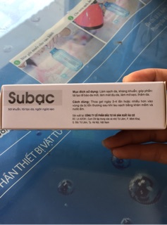 Gel làm sạch da Su Bạc
