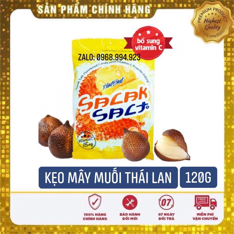 Kẹo mây muối HartBeat thái lan 120g (hàng nhập khẩu)