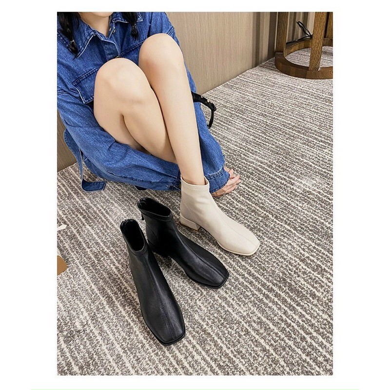 (Hàng Nhập)Bốt Nữ Hàn Quốc AAA Da Mền Kiểu Dáng Trẻ Trung | BigBuy360 - bigbuy360.vn