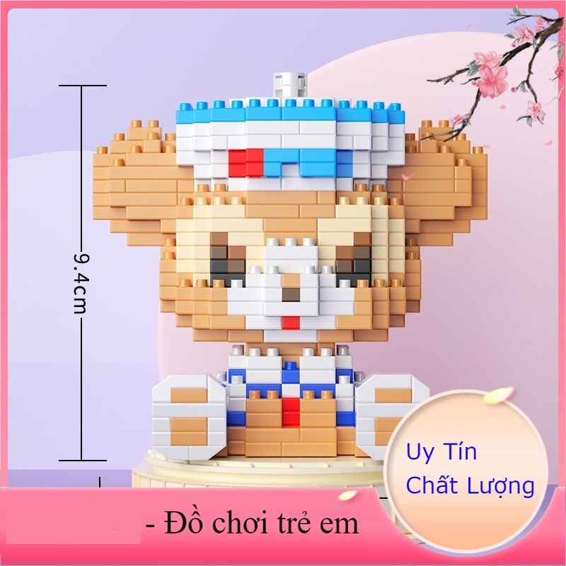 MÔ HÌNH LẮP RÁP HOẠT HÌNH ĐÁNG YÊU CHO BÉ - ĐỒ CHƠI XÉP HÌNH CHO BÉ