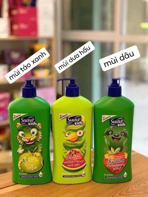 Tắm Gội Suavekids Mỹ 532ml