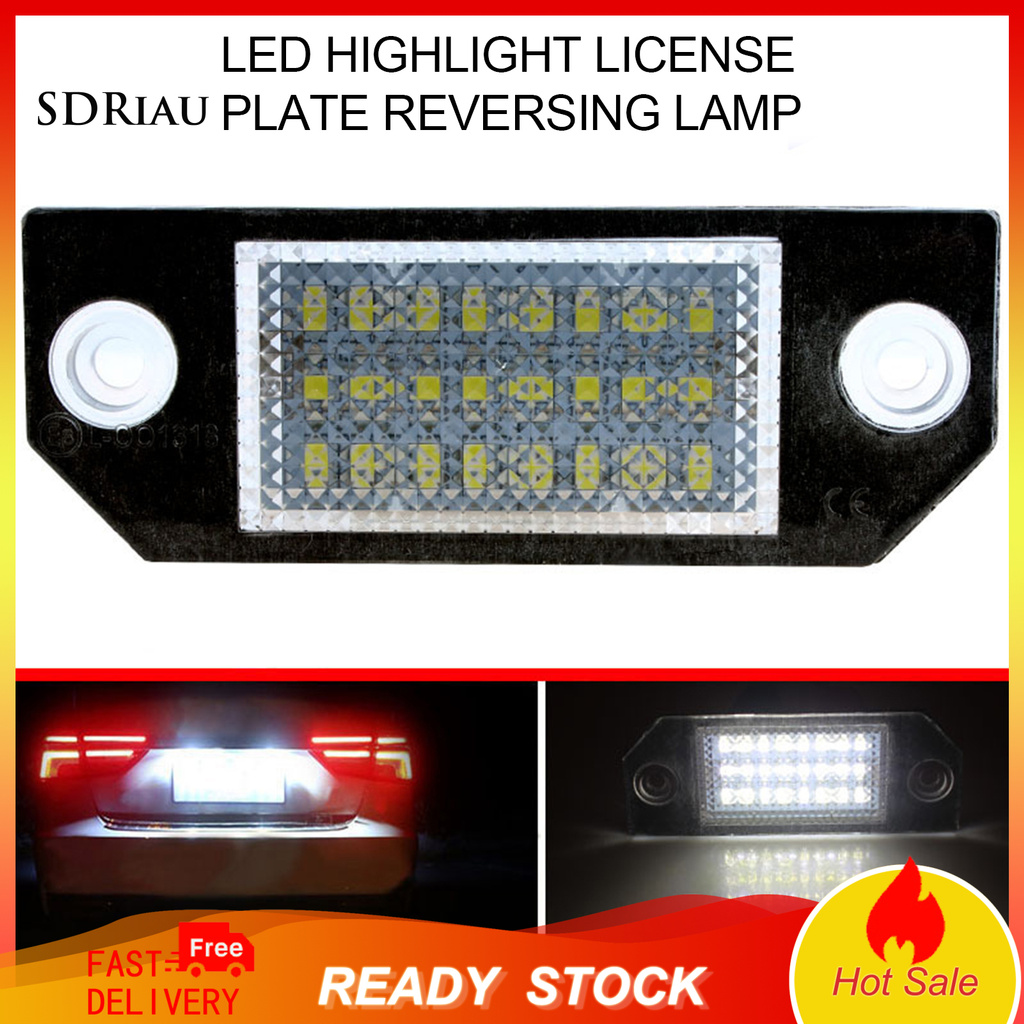 2 Đèn Led 24 Bóng Tiết Kiệm Năng Lượng Cho Biển Số Xe Hơi Ford Focus C-Max Mk2