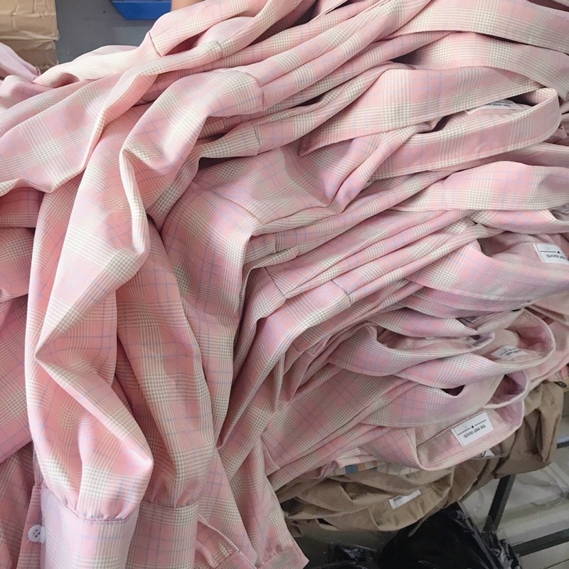 Áo sơ mi sọc phom rộng chất đẹp