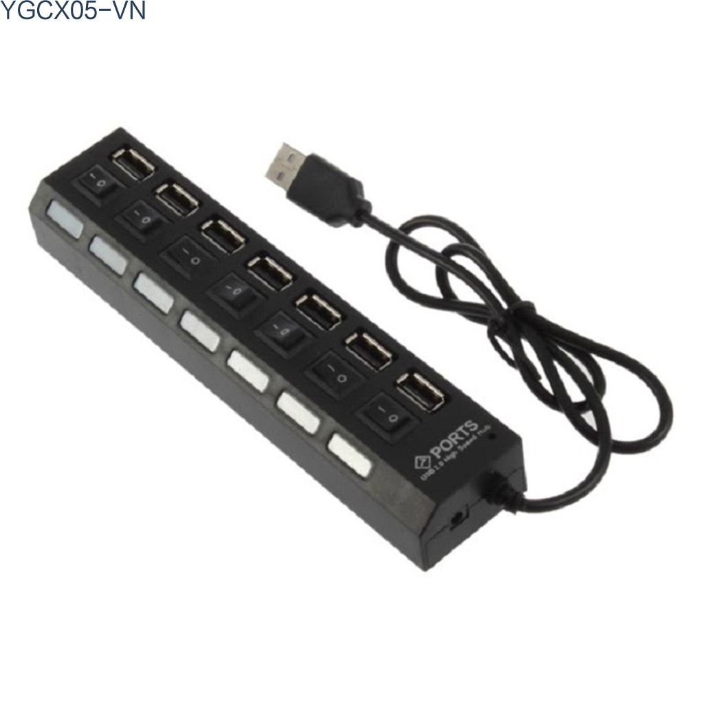 Bộ Chia 7 Cổng Usb 2.0 Tốc Độ Cao Cho Pc Laptop | BigBuy360 - bigbuy360.vn