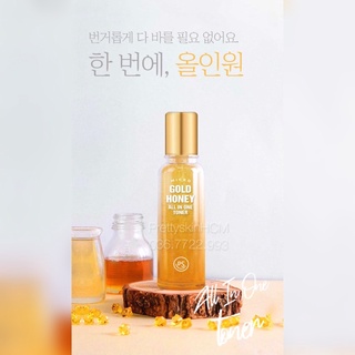 ALL IN ONE TONER- MICRO GOLD HONEY TONER- TONER VÀNG MẬT ONG của PRETTY SKIN