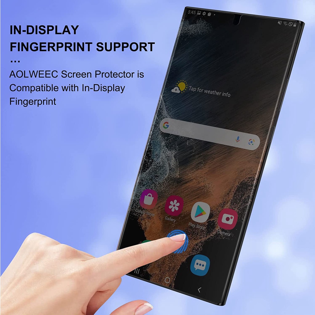 Miếng Dán Bảo Vệ Màn Hình Chống Nhìn Trộm Cho Samsung Galaxy S22 Ultra S21 Plus
