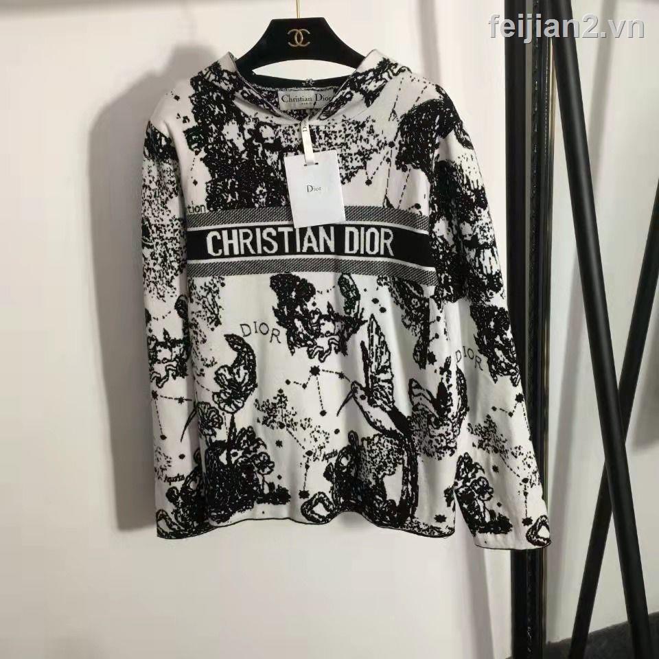 ♞☊☒Bộ 2 Sản Phẩm Áo Thun Dài Tay Và Quần Dài DIOR Thời Trang Cao Cấp Cho Nữ