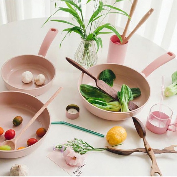 Chảo chống dính cảm ứng Sherbet IH  / Giao hàng từ Hàn Quốc