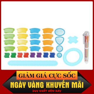 [Tốt & Rẻ] Bộ Thước Vẽ Họa Tiết, Hoc Vẽ Sáng Tạo Spirograph - ART DESIGNER [Loại Tốt]