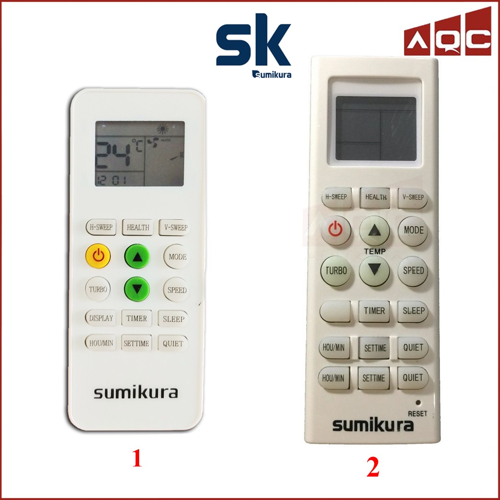 Điều khiển điều hoà SUMIKURA - Remote máy lạnh SUMIKURA [Chọn Mẫu] Hàng đẹp